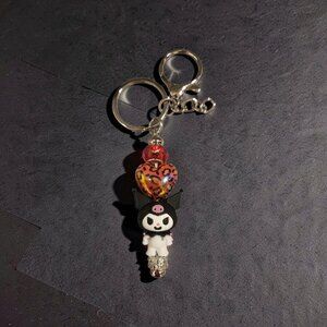 Red Kuromi Keychain/backpack /purse charm